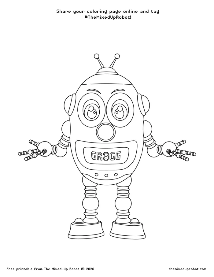 Gr3gg coloring page
