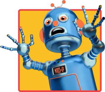 The Mixed-Up Robot logo